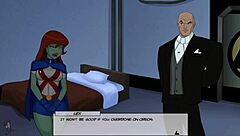 oh man i uh playing with miss martian in dc comics something unlimited part 83, like fingering and squirting in this hentai lesbian scene