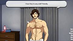 kissing two men with crushes and recalling the memory