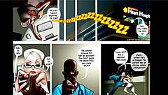 Jag älskar den här nattsköterskan cartoon comics så mycket