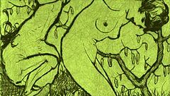 Vintage Erotic Cartoon Illustration