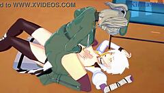 i'm watching imu and miyabi in intense lesbian futanari sex, feels so hot