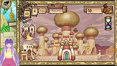 In Queen Trainer Part 1, Princess Jasmine explores her sexy adventures.