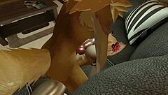 梦幻毛茸茸约会，3D大奶卡通美女被猛干