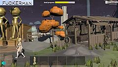 Hey, check out this wild gameplay of Fuckerman Ero Ring 0.2 with double action