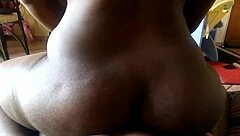 My girl’s riding me hard with that big ass, damn!