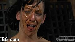 Lovely Lass Gets Facial Castigation with Hardcore Drilling on Cunt involves sloppy fucking, bound pussy sucking, and rough sex.