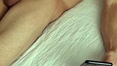 Damn, stroking my huge cock to wild anime action!