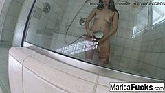 Marica Hase, Japanese star, films a steamy solo session