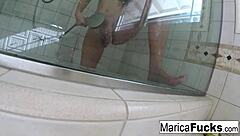 Marica Hase, Japanese star, films a steamy solo session