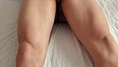 Damn, stroking my huge cock to wild anime action!