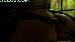 Cammy Plays With Her Cake In A Suggestive Way, Revealing Her Big Ass And Monster Cock.