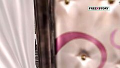 Two Cute Girls In Animated 3D Lesbian Sex!