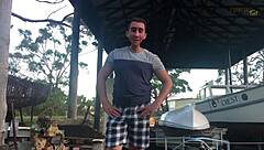 i seduced my stepdads twin, that rugged macho man, with my feet!