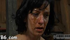 Lovely Lass Gets Facial Castigation with Hardcore Drilling on Cunt involves sloppy fucking, bound pussy sucking, and rough sex.