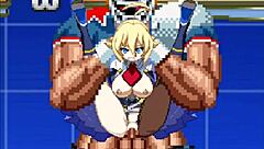 hey, this mugen brian vs es cartoon game has some wild anime hentai sex scenes