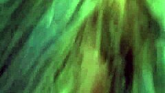 Blue-haired girl gives me a long, intense blowjob