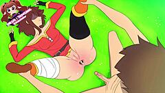 megumin and kazuma shine in d-art's castellano dub