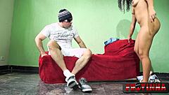 i thought no cock for this mulata, but alessandra carvalho got pounded hard - frotinha star