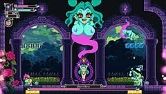 Flip Witch Pixel Game: Monster Cock Titjob And Facial.