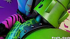 Holy crap, check out this wild Fnaf fruit cock action now!