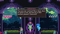 翻转女巫像素游戏：怪物鸡巴乳交和颜射。