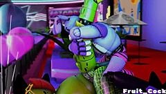 Holy crap, check out this wild Fnaf fruit cock action now!
