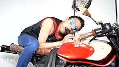 Motorcycle ride turns into wild anal action with loud Colombian moans.