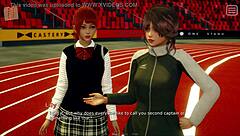 cartoon hentai lover gets wild in bully romance