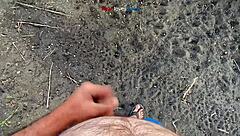 masturbating under a bridge, can’t believe i did this solo! 😅