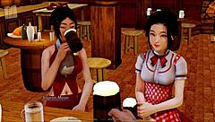 Harem hotel 174 features anime-style adventures in a game setting