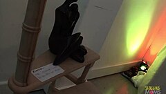 Blonde chick craved sucking cock after hard banging