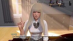 Specific Complete Gameplay - Ripples Part 1 with Dancing Blonde and Big Tits in 3D Cartoon.