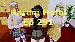 Playing Harem Hotel Game with Multiple Partners in the Hotel