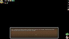 Teen witch in cute outfit tests potion for giant cock growth in Hornycraft hentai parody.