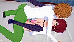 uhh, ryouko mikado and tearju lunatique gettin’ wild with rito yuki... intense to love ru hentai!