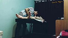 Ever tried a massage with a happy ending like this? 😏 It's part 1 and 2 with amateur gay blowjob action.