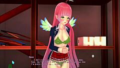 Pink Hair Girl Experiences First Time in 3D Cartoon