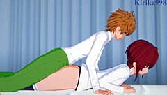 呃，Ryouko Mikado和Tearju Lunatique跟Rito Yuki玩得疯狂... 激烈To Love Ru色情！