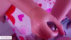 This latina teen invites a fan for some hot fucking in her bedroom