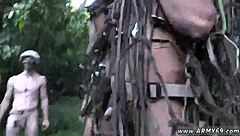 straight black men showing off big cocks in steamy anal action