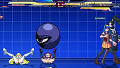 kuromaru battles arcana heart in an epic showdown