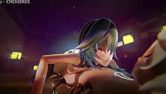 video 227 with hot 3d anime ass creampie action