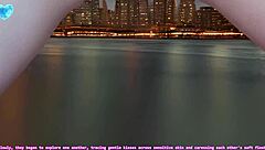 21årig blondine med perfekt krop udforsker New York i u censureret hentai