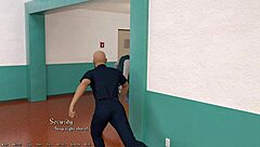 Helping the hot redhead president in 3D cartoon game Being a Dik 06