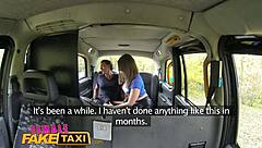 FemaleFakeTaxi Driver Gets Sticky Facial from Horny Fare