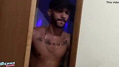 Wild bareback action ends party at friend's house