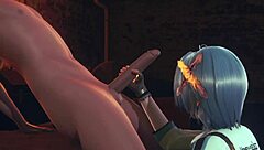 Yo, Eula's Handjob and Fuck in Genshin Impact Hentai! 😍