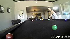 yo, check out hung emo guys at the pool table