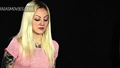 hey, wanna see this amazing blonde babe get punished?