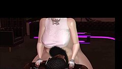 Sex Metal Barbie Gets Pounded by Monster Cock in 3D Cartoon Biker Scene